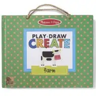 Zmazywalny zestaw do rysowania i magnetyczna farma - Melissa & Doug